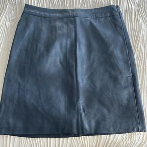 Topshop Pleather Mini Skirt